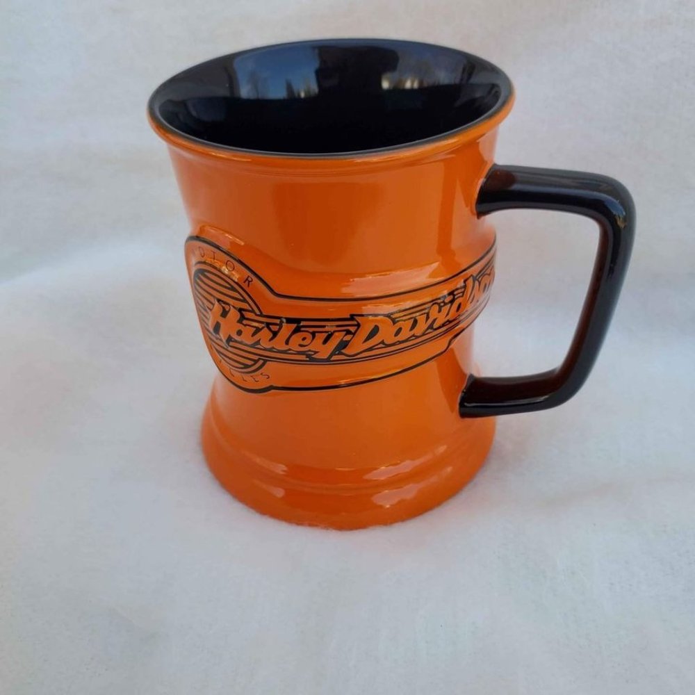 Harley davidson orange mug